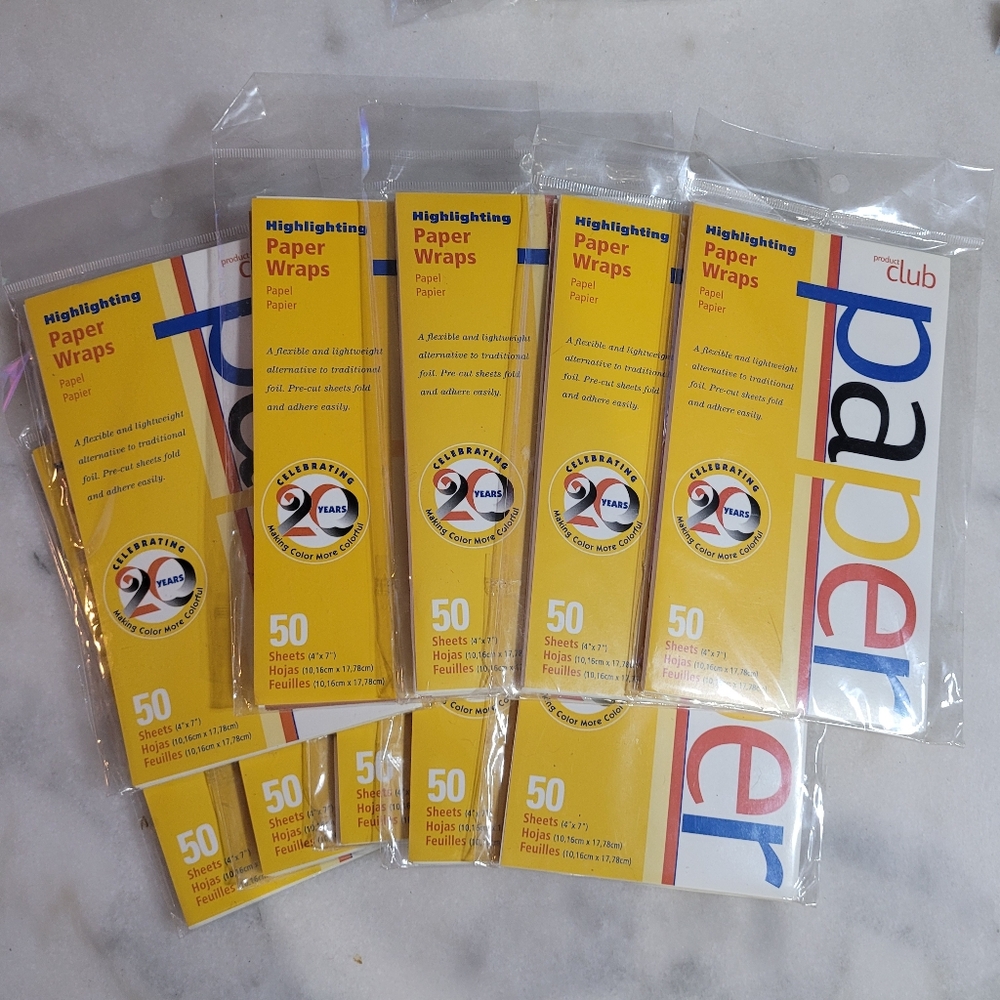 Product Club Highlighting Paper 500ct Sheets (4"x7") New